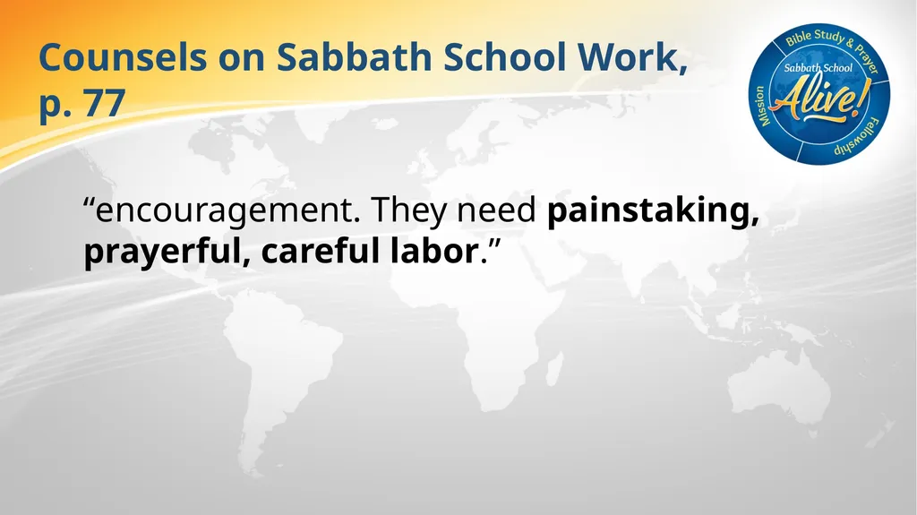 The Soul-Winning Sabbath School Teacher Bible - slide 83 of 106