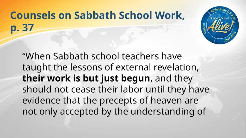 The Soul-Winning Sabbath School Teacher Bible - slide 84 of 106
