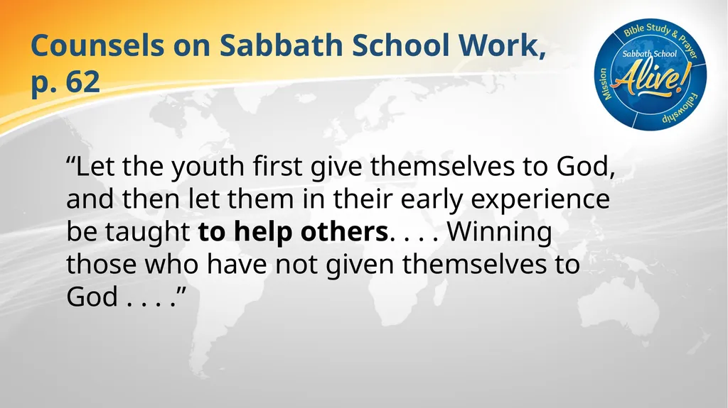 The Soul-Winning Sabbath School Teacher Bible - slide 95 of 106