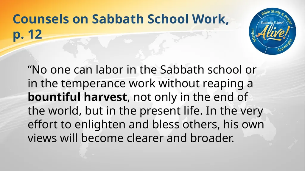 The Soul-Winning Sabbath School Teacher Bible - slide 99 of 106
