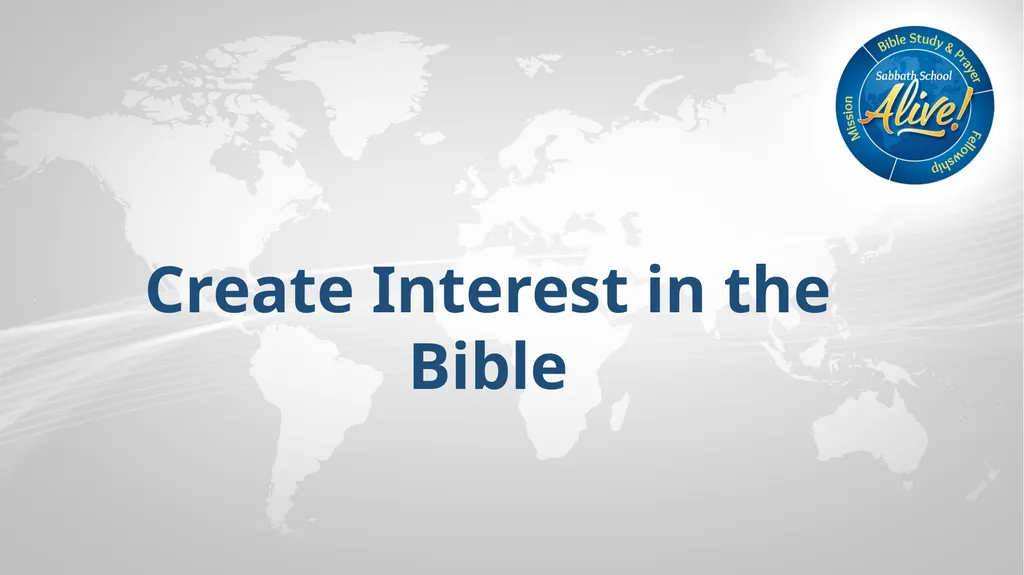 The Soul-Winning Sabbath School Teacher Bible - slide 51 of 106