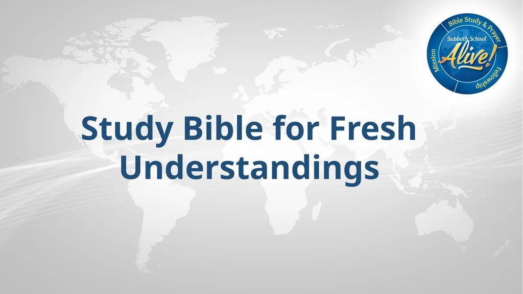 The Soul-Winning Sabbath School Teacher Bible - slide 43 of 106