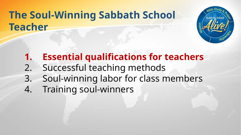 The Soul-Winning Sabbath School Teacher Bible - slide 9 of 106