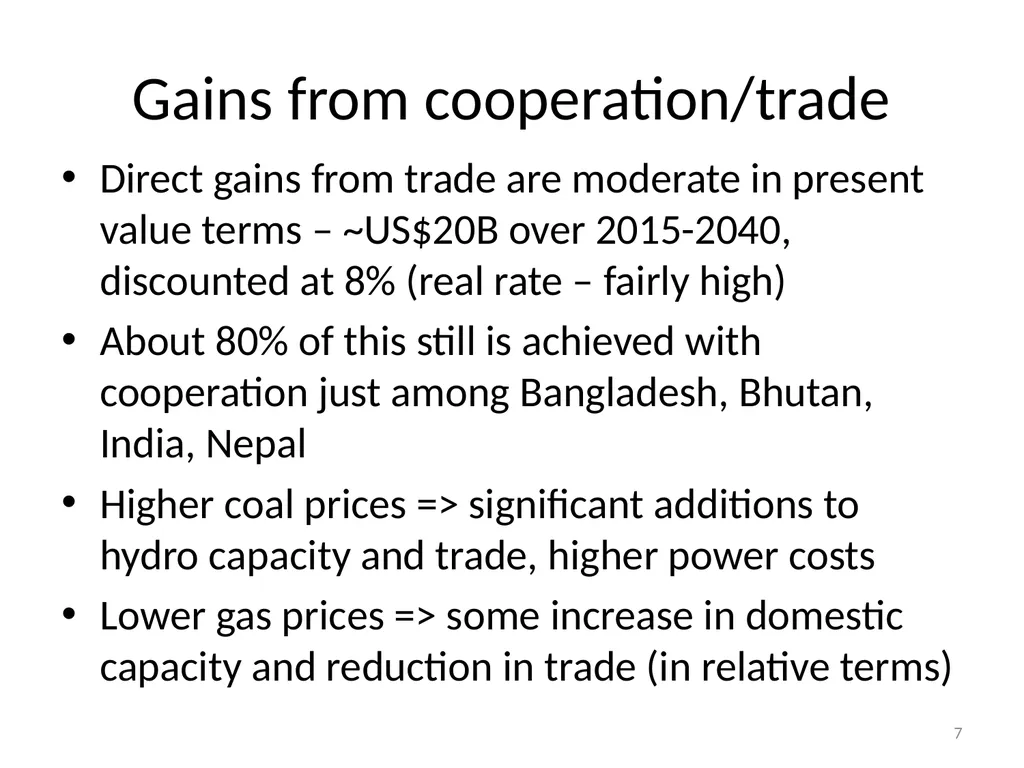 Trans-Boundary Cooperation in the South Asia Power - slide 7 of 17