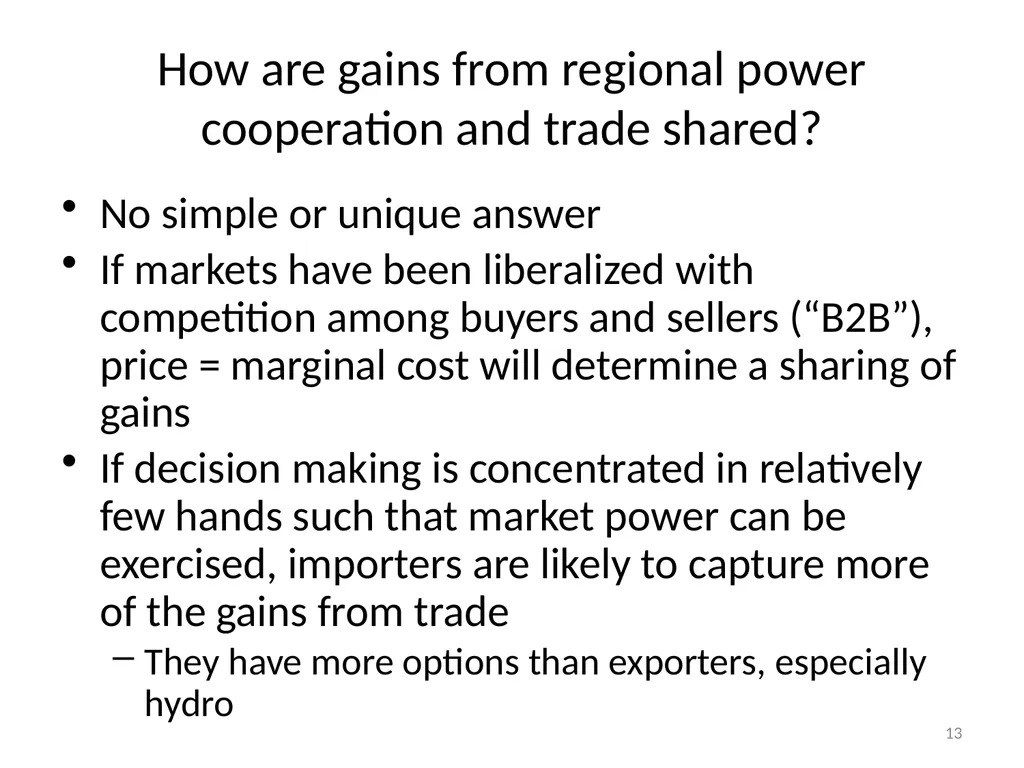 Trans-Boundary Cooperation in the South Asia Power - slide 13 of 17
