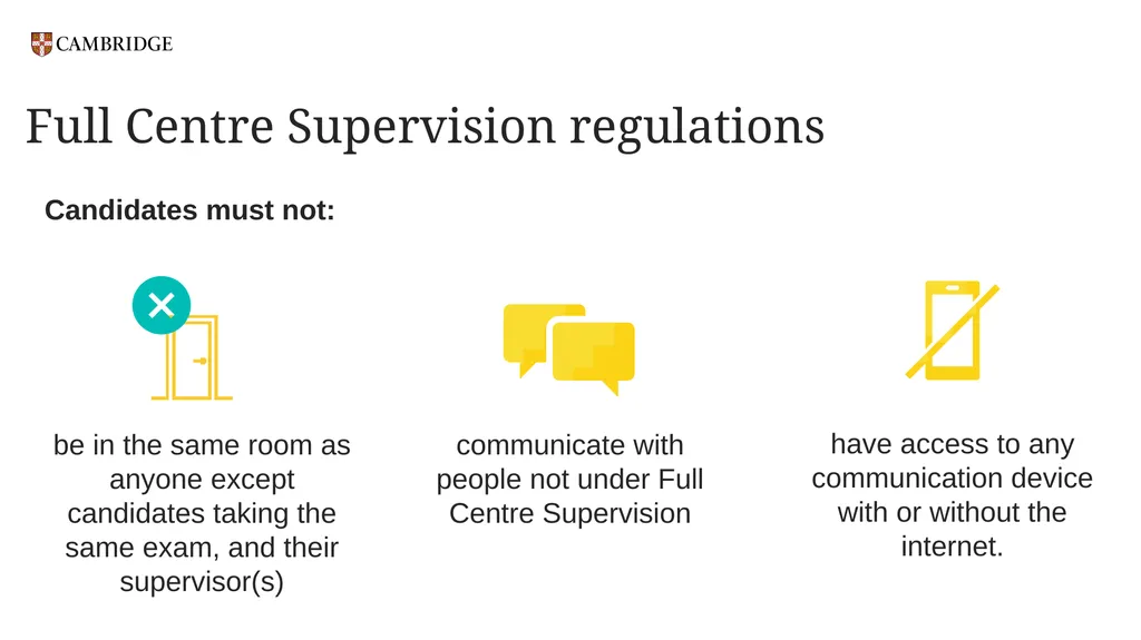 Key Times and Full Centre Supervision For - slide 10 of 24