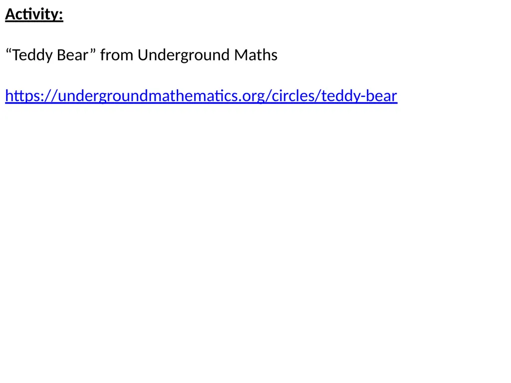 Coordinate Geometry Circles Starter Recall - slide 16 of 17