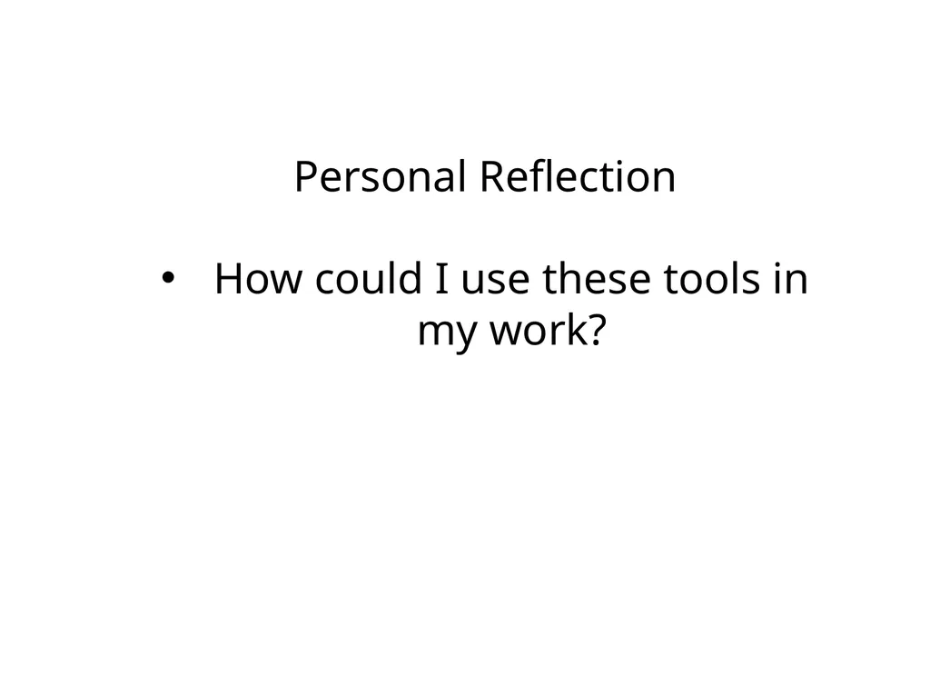 Person-Centred Approaches Session 2 Practical - slide 20 of 37