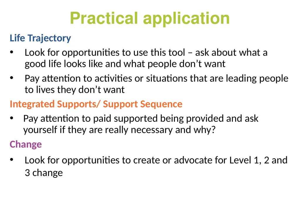 Person-Centred Approaches Session 2 Practical - slide 37 of 37