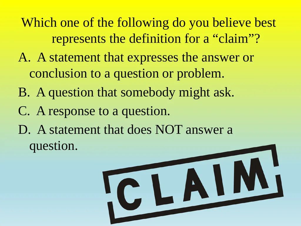 Claim Evidence Reasoning APK (Accessing Prior - slide 10 of 17