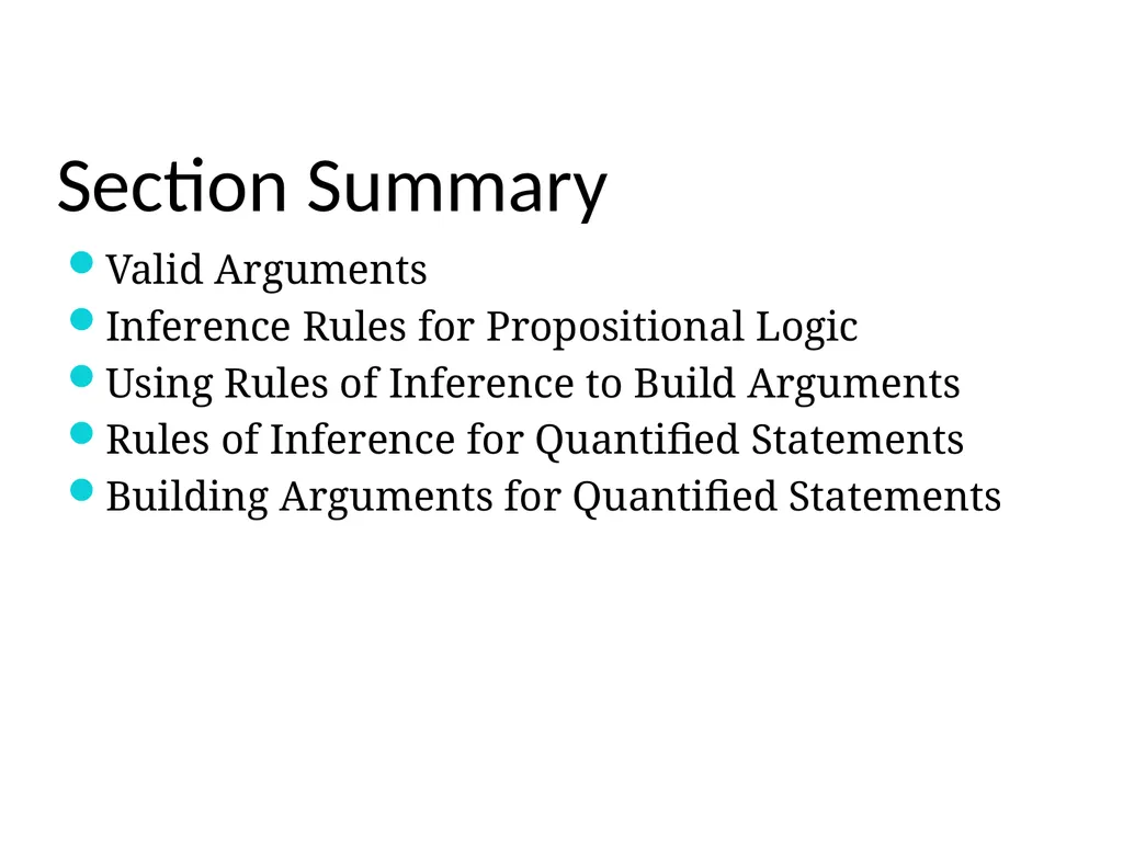 The Foundations: Logic and Proofs Chapter 1, Part - slide 4 of 8