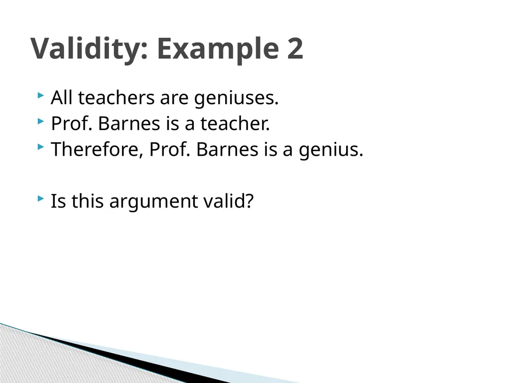 Think What is an argument? What makes an argument - slide 13 of 29