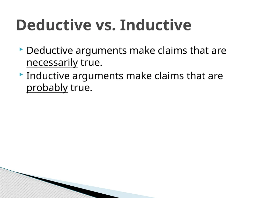 Think What is an argument? What makes an argument - slide 29 of 29