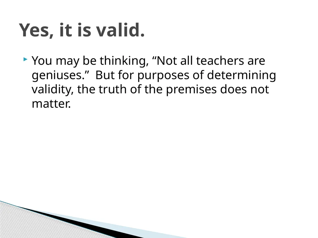 Think What is an argument? What makes an argument - slide 14 of 29