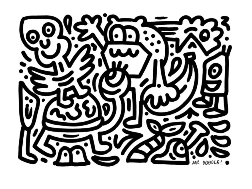 doo·dle ˈdo͞odl/Submit verb 1. scribble - slide 10 of 13