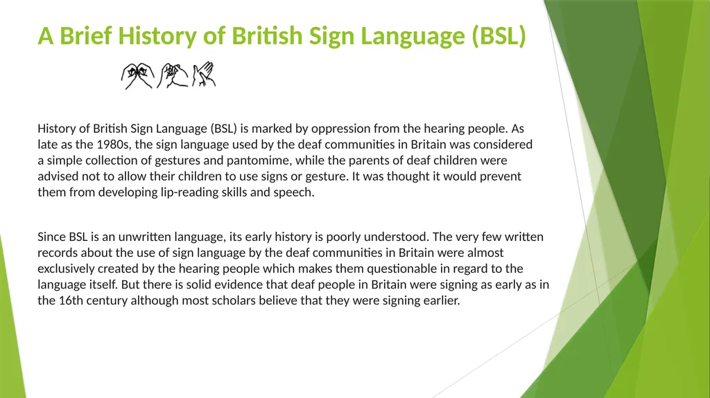 Working towards our skills badge Sign Language - slide 4 of 39