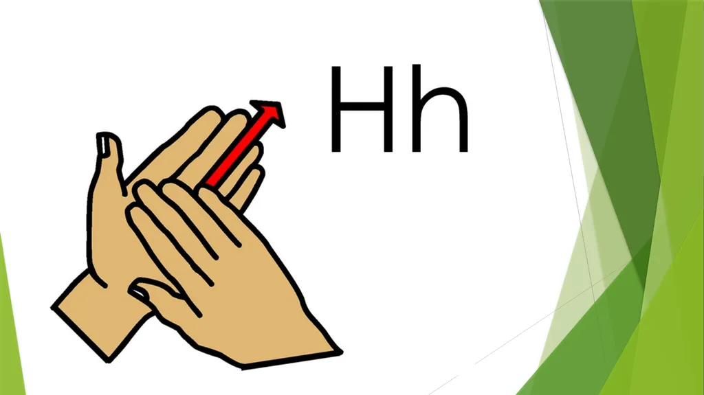 Working towards our skills badge Sign Language - slide 14 of 39