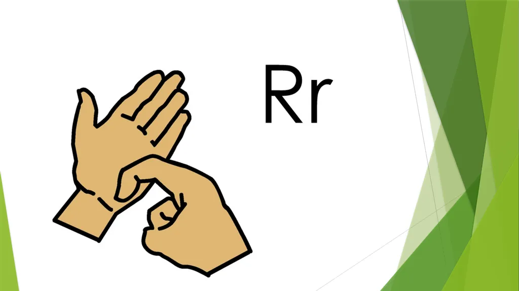 Working towards our skills badge Sign Language - slide 24 of 39