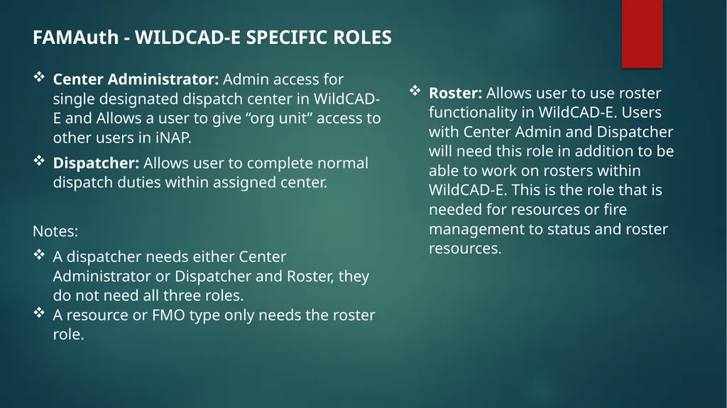 FAMAUTH CDAT – Reno, NV April 23-25, 2024 New URL: - slide 16 of 18
