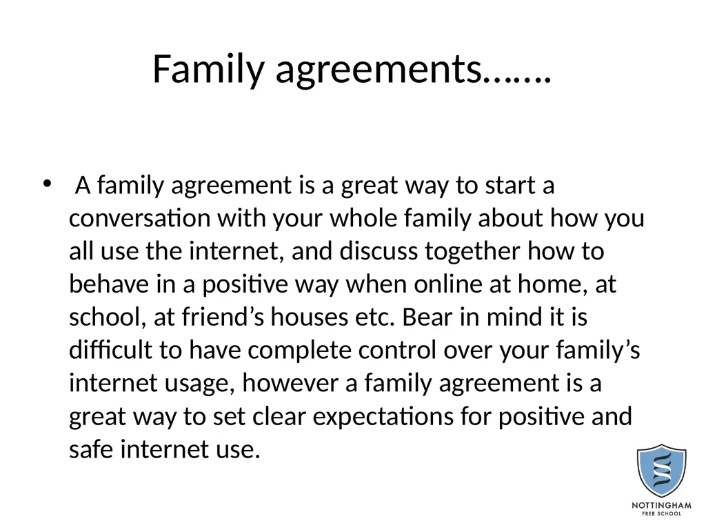 Questions to discuss…… What do your children do - slide 18 of 23
