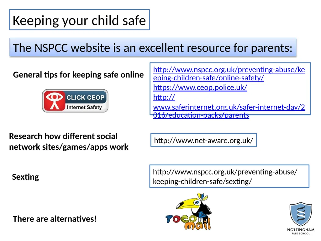 Questions to discuss…… What do your children do - slide 19 of 23