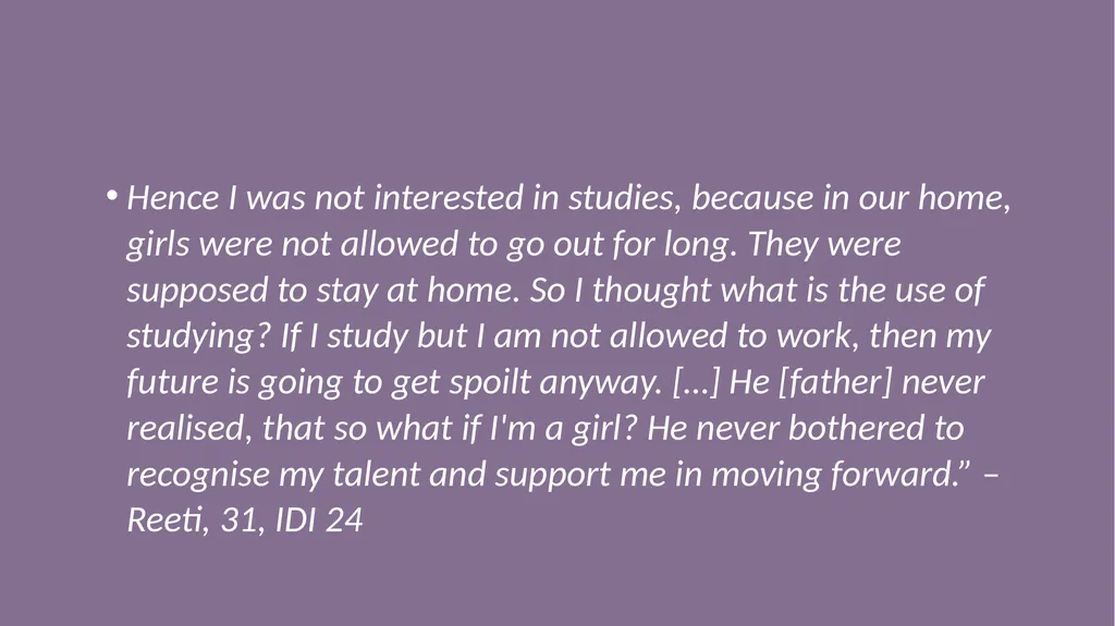 Qualitative research as a guide for developing - slide 8 of 27