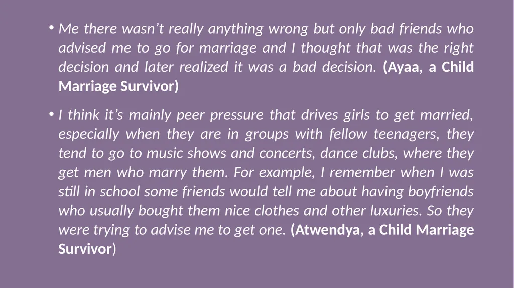 Qualitative research as a guide for developing - slide 16 of 27