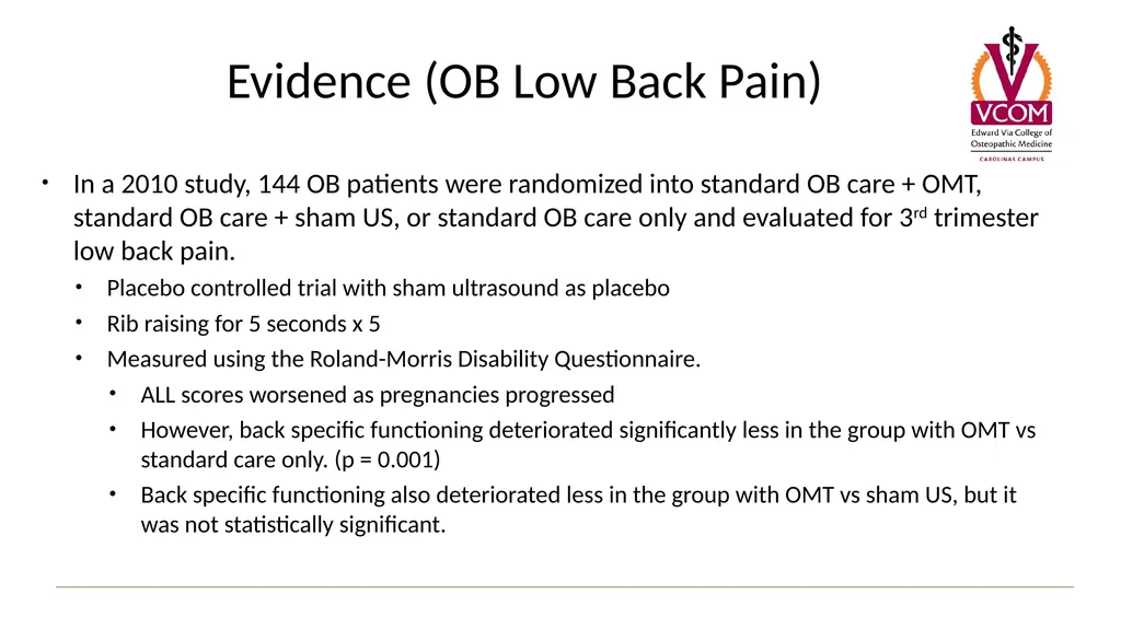 OMM Question Writing Background Bethany Powers, DO - slide 15 of 19