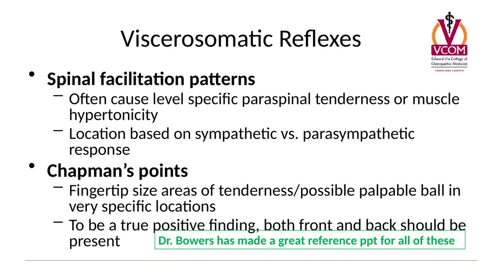 OMM Question Writing Background Bethany Powers, DO - slide 9 of 19