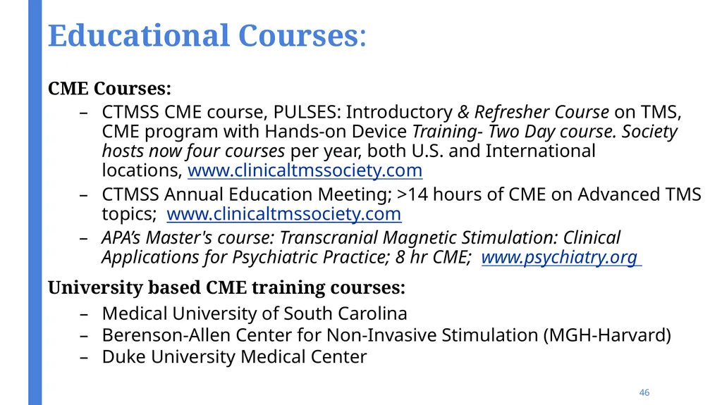 An Introduction to Transcranial Magnetic - slide 46 of 48