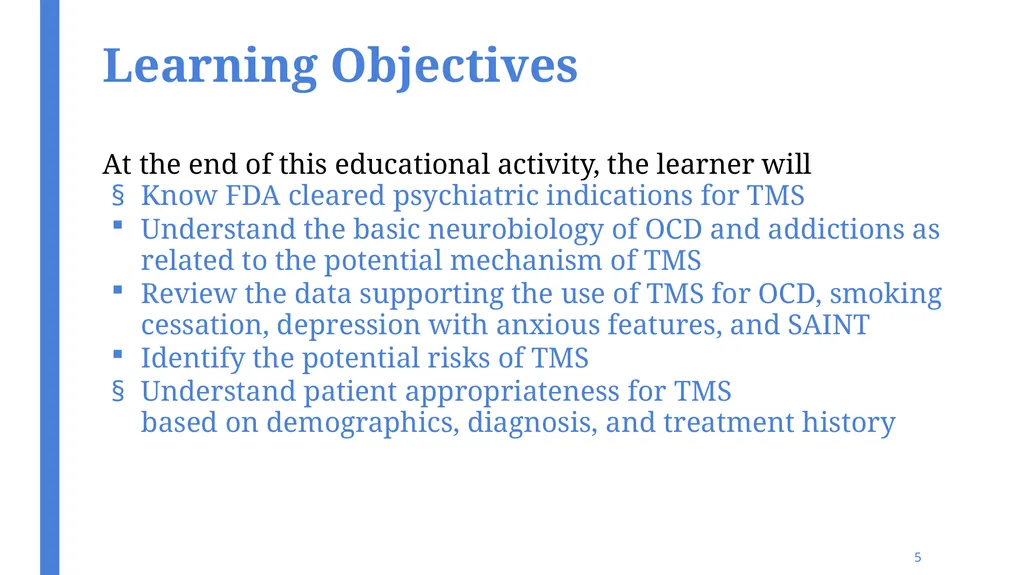 An Introduction to Transcranial Magnetic - slide 5 of 48