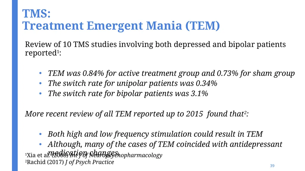 An Introduction to Transcranial Magnetic - slide 39 of 48