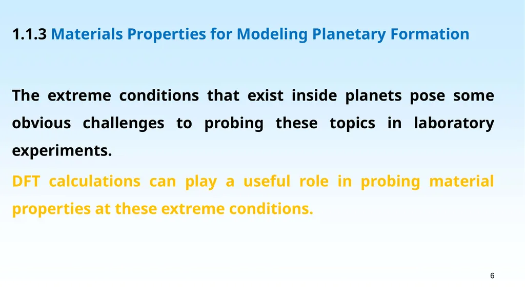 WHAT IS DENSITY FUNCTIONAL THEORY? 1.1 EXAMPLES OF - slide 6 of 55
