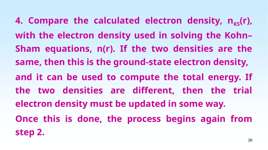 WHAT IS DENSITY FUNCTIONAL THEORY? 1.1 EXAMPLES OF - slide 26 of 55