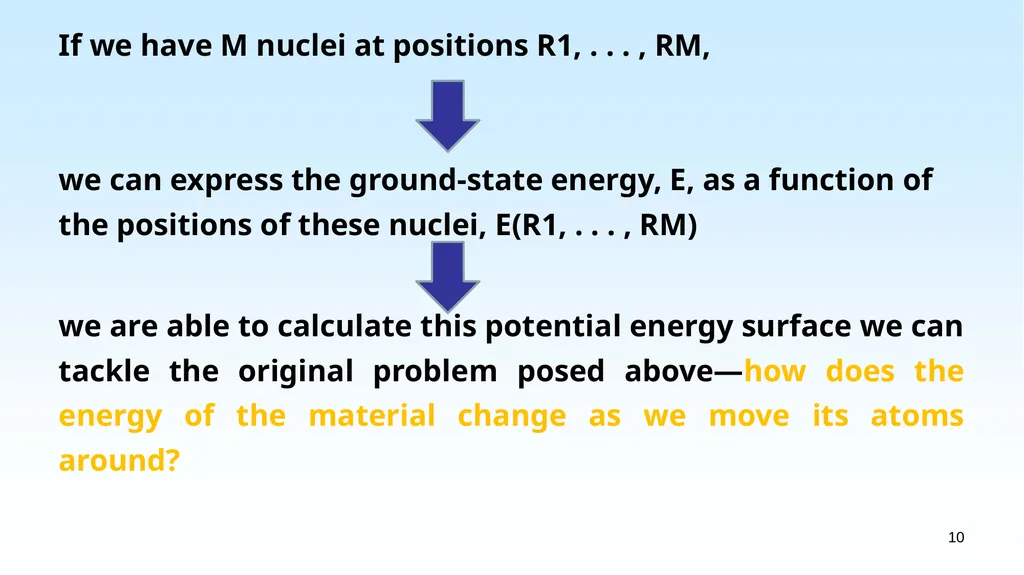 WHAT IS DENSITY FUNCTIONAL THEORY? 1.1 EXAMPLES OF - slide 10 of 55