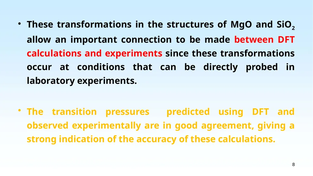 WHAT IS DENSITY FUNCTIONAL THEORY? 1.1 EXAMPLES OF - slide 8 of 55