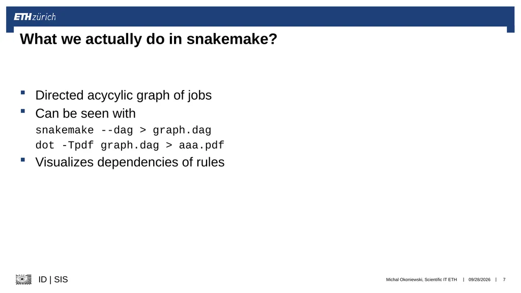 Scientific IT Services Michal Okoniewski, Samuel - slide 7 of 12