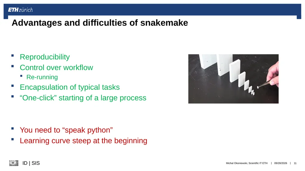 Scientific IT Services Michal Okoniewski, Samuel - slide 11 of 12