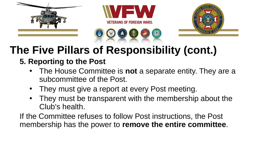 House Committee Overview View the House Committee - slide 10 of 30