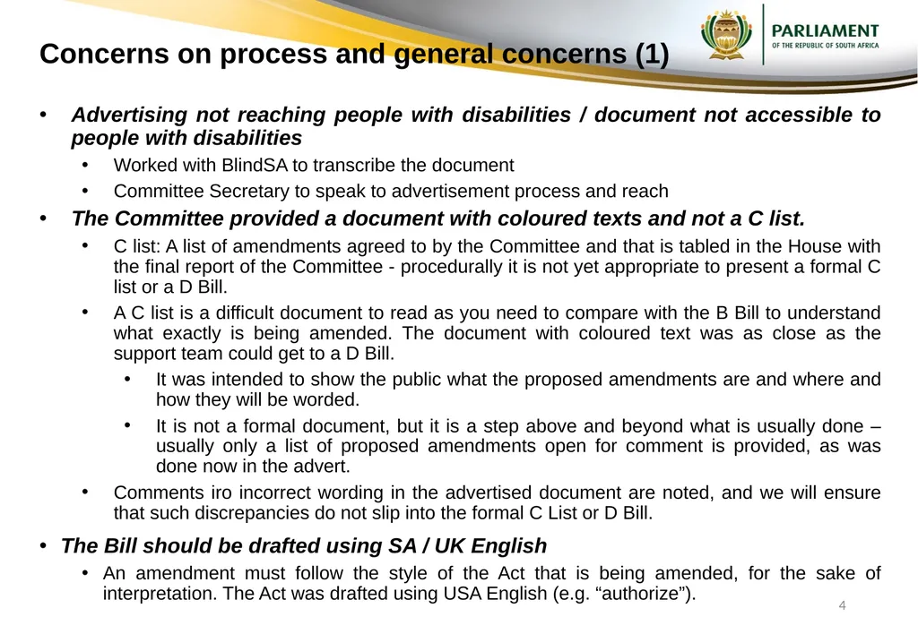 Responses to submissions on Copyright Amendment - slide 4 of 50