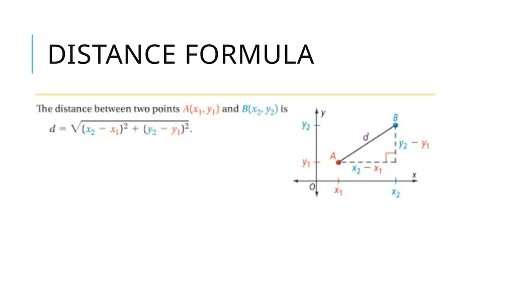 Midpoint and Distance Formulas Midpoint Formula On - slide 8 of 10
