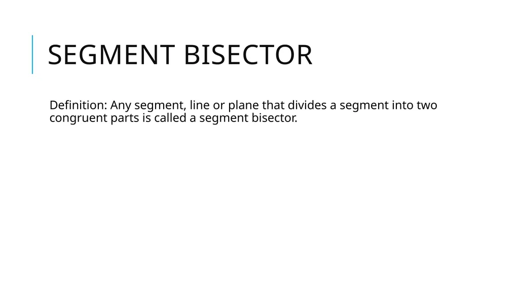 Midpoint and Distance Formulas Midpoint Formula On - slide 6 of 10