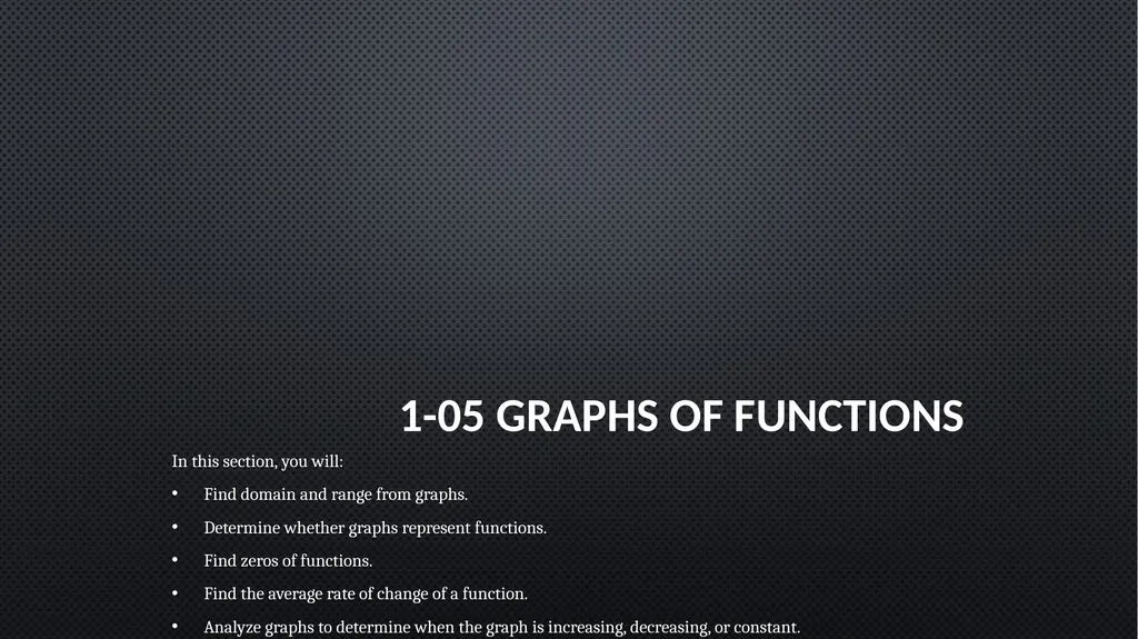 Functions and Graphs Precalculus Chapter 1 This - slide 27 of 63