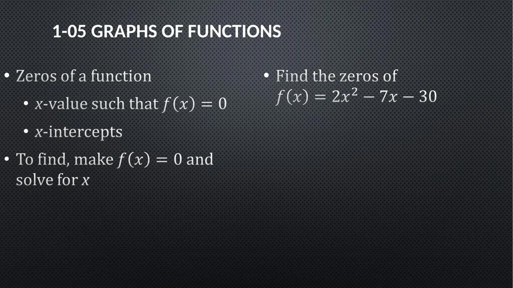 Functions and Graphs Precalculus Chapter 1 This - slide 30 of 63