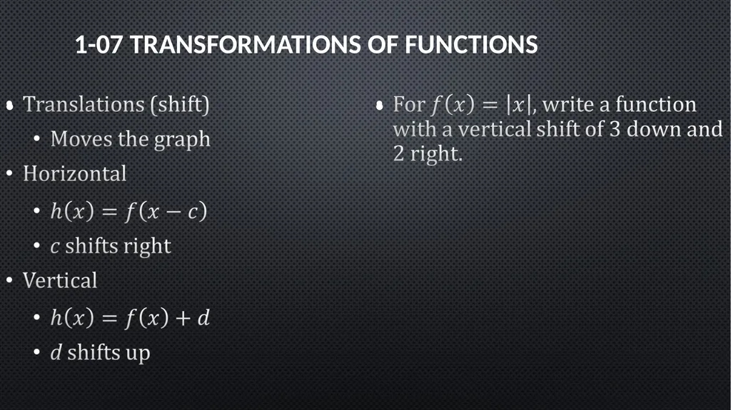 Functions and Graphs Precalculus Chapter 1 This - slide 45 of 63