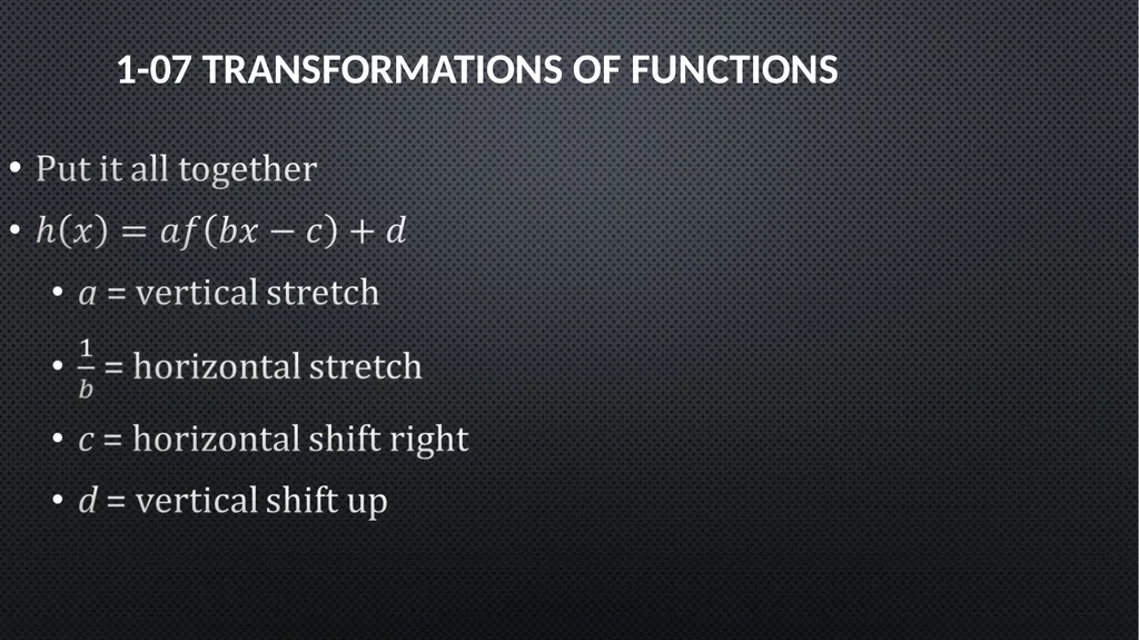 Functions and Graphs Precalculus Chapter 1 This - slide 47 of 63