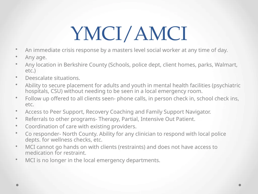 Community Behavioral Health Center (CBHC) The - slide 6 of 7