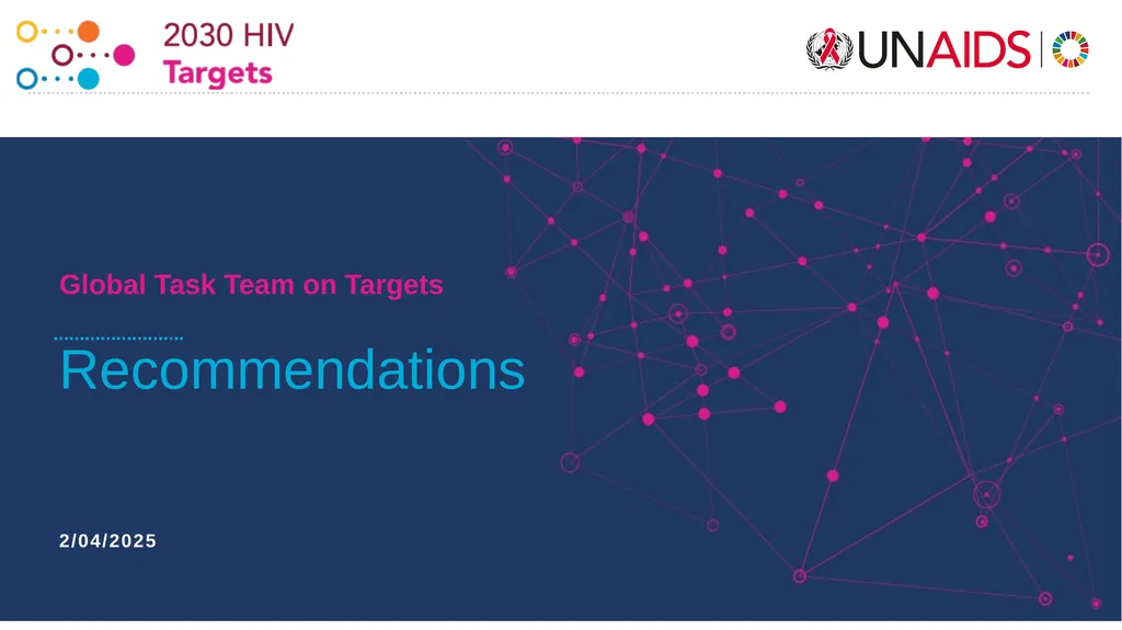 2/04/2025 Global Task Team on Targets - slide 1 of 17