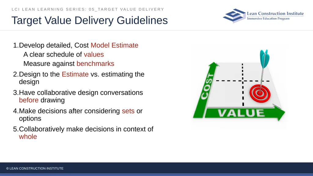 05_Target Value Delivery LCI Lean Learning Series - slide 16 of 27