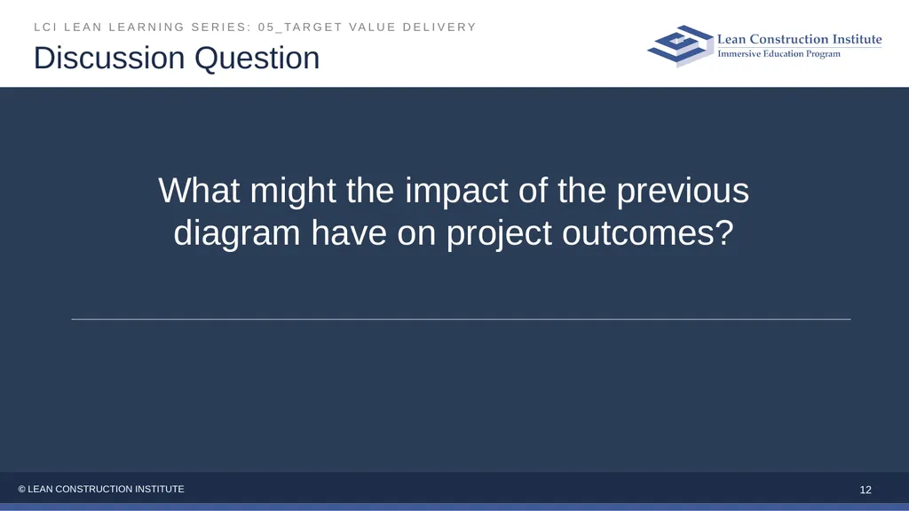 05_Target Value Delivery LCI Lean Learning Series - slide 12 of 27